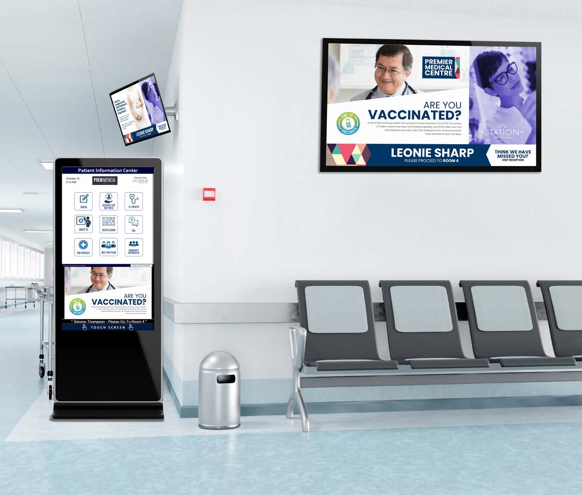 Interactive Touch Screen Displays For Healthcare Prem Media