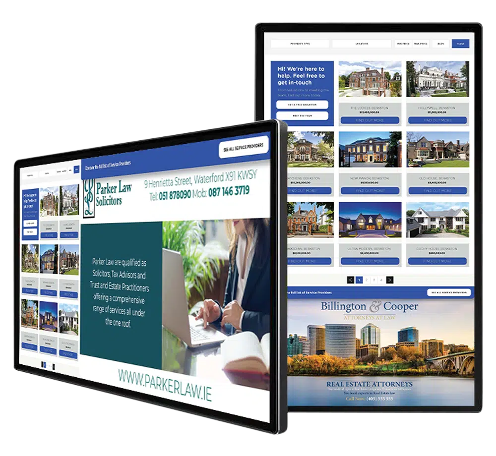 Prem Media Real Estate Agent Screens