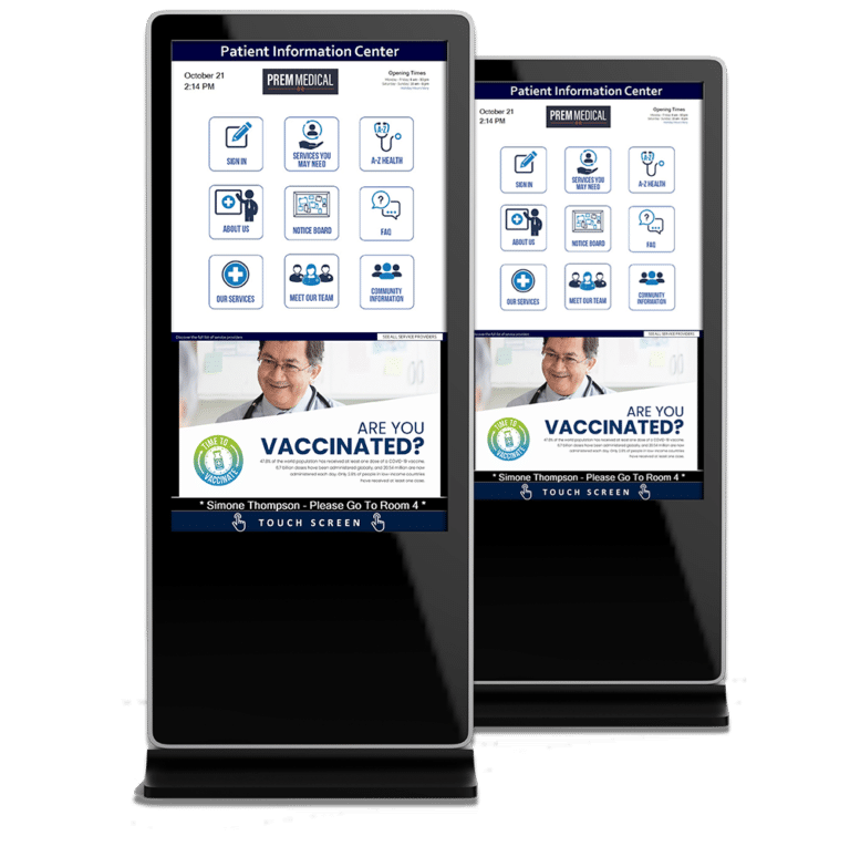 Interactive Touch Screen Displays For Healthcare Prem Media