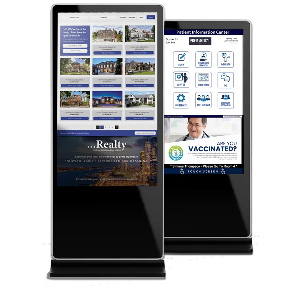 Prem Media internal Kiosk Systems