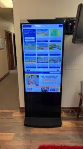 Indoor Realtor Office Touchscreen