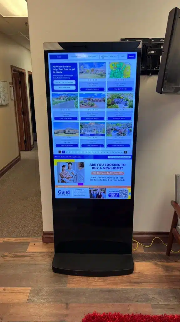 Indoor Realtor Office Touchscreen