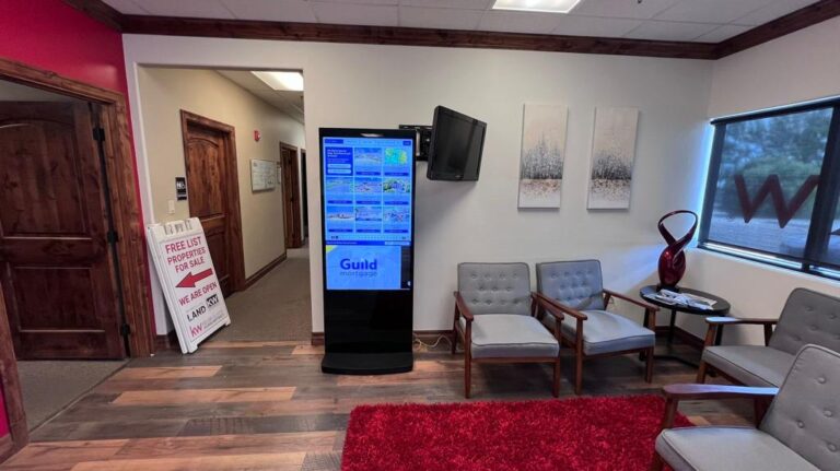 Indoor Property Listing Totem Touchscreen