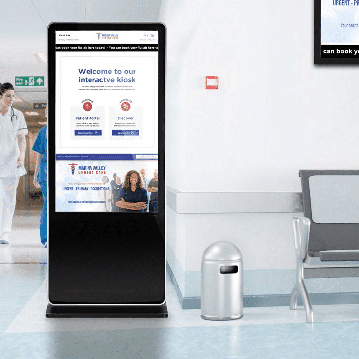 Touchscreen Medical Kiosk