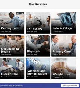 Our Services Touchscreen Options