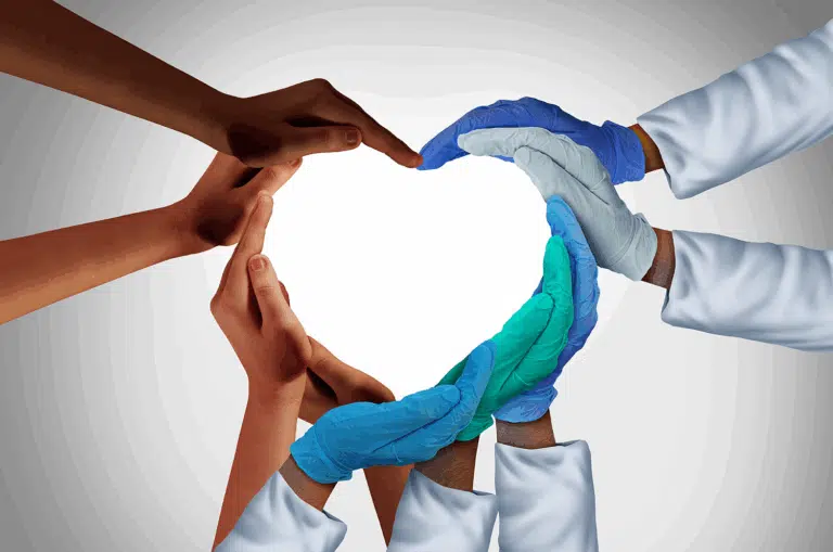 Hands in a Heart Shape