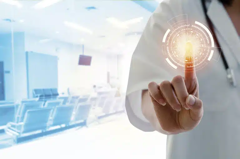 Doctor Finger Touchscreen Graphic